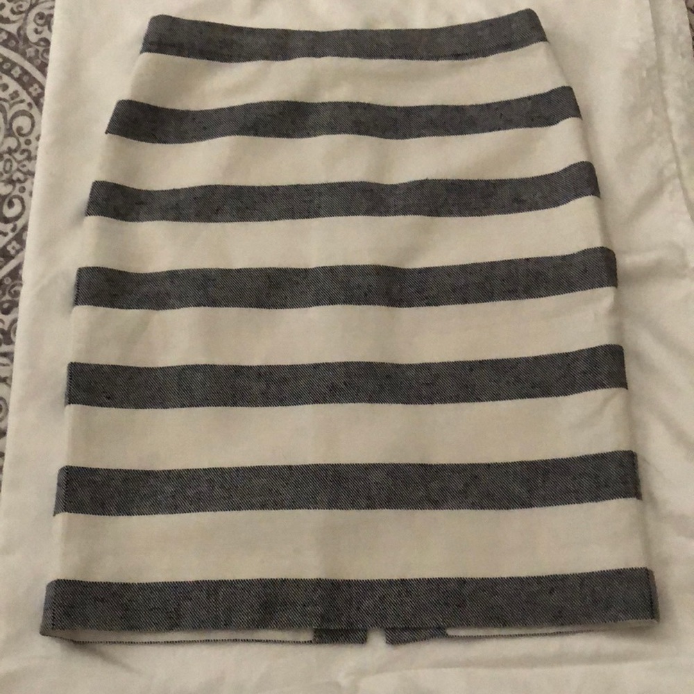 J.Crew Striped Pencil Skirt